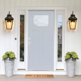 Modern Outdoor Waterproof Wall Lamp Supports multiple types of light bulbs (2pack) (Color: as Pic)